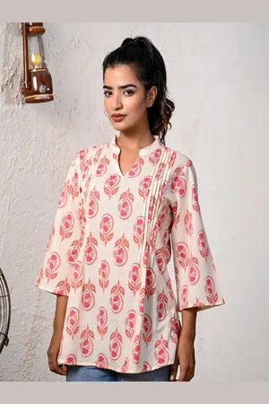 Kohsh Women Floral Printed Cotton Top