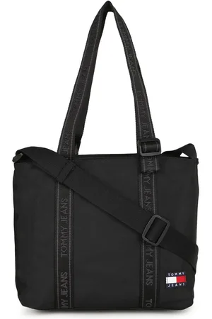 Tommy Hilfiger Women Embellished Structured Shoulder Bag with Cut Work