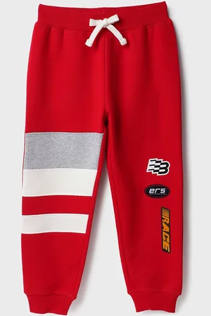 Benetton Boys Printed Mid Rise Joggers