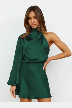 HERE&NOW Women Solid A-Line Mini Dress