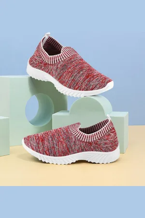 YK Boys Printed Slip-On Sneakers