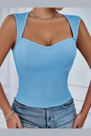 HERE&NOW Women Styled Back Crop Top
