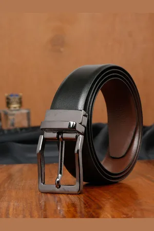Teakwood Leathers Men Leather Formal Belt