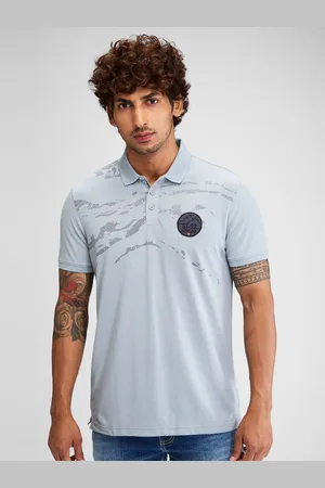 SPYKAR Men Polo Collar Applique Slim Fit T-shirt