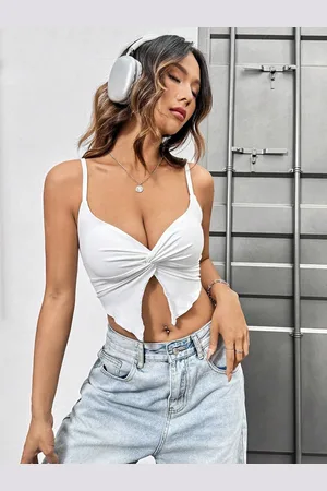 HERE&NOW Women Casual Crop Top