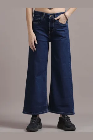 Roadster The Lifestyle Co Wide Leg Fit Stretchable Jeans