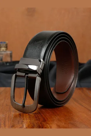 Teakwood Leathers Men Leather Reversible Formal Belt