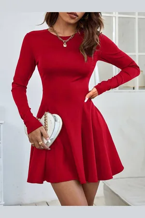 HERE&NOW Women Fit & Flare Mini Dress