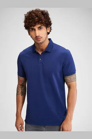 SPYKAR Men Polo Collar Applique Slim Fit T-shirt