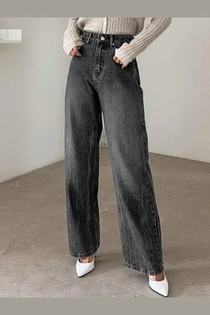 KOTTY Women Jean Straight Fit High-Rise Stretchable Jeans