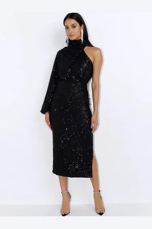 HERE&NOW Women Embellished Sheath Midi Dress