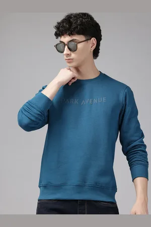 Park Avenue Slim Fit Brand Logo Printed Sweatshirt