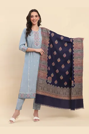 La Vastraa Women Ethnic Motifs Woven Design Shawl