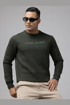 Park Avenue Brand Logo Printed Pullover Sweatshirt