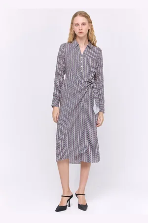 COVER STORY Women Geometric Printed Shirt Dress