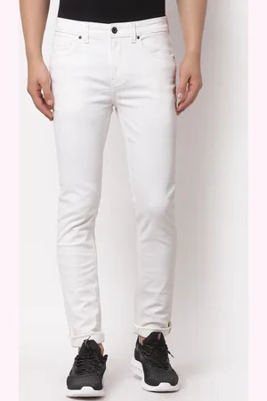 Red Tape Men White Skinny Fit Stretchable Jeans
