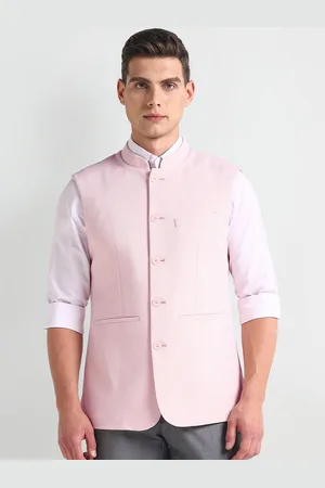 Arrow Mandarin Collar Nehru Jacket