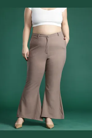 DressBerry Women Plus-Size Bootcut Trousers