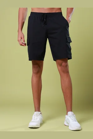 TECHNOSPORT Men Rapid-Dry Regular Fit Sports Training or Gym Shorts