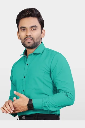 Metronaut Men India Slim Spread Collar Solid Slim Fit Formal Shirt
