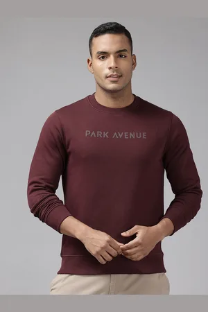 Park Avenue Brand Logo Printed Pullover Sweatshirt