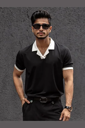 Powerlook Men Polo Collar T-shirt