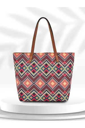 DressBerry Geometric Oversized Shopper Tote Bag