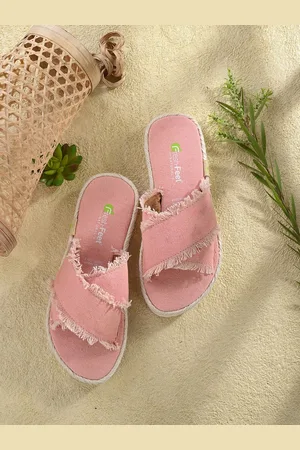 FRESH 1947 FEET Women Woven Design Open Toe Flats