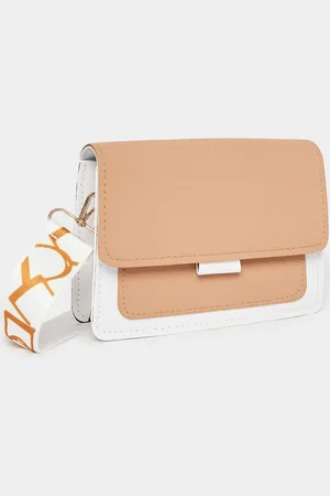 Styli Women Colourblocked Structured Sling Bag