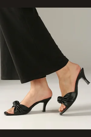 Inc 5 Kitten Heels with Knot Detail