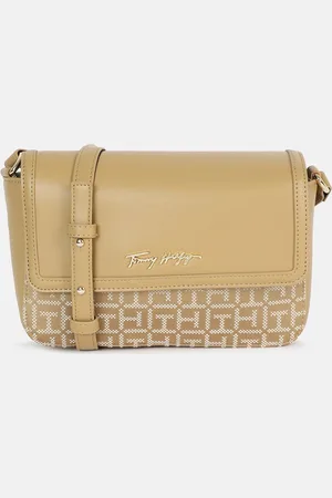 Tommy Hilfiger Geometric Printed Structured Sling Bag
