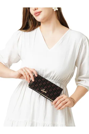 LAVIE Women Safain Monogram Printed Two Fold Wallet