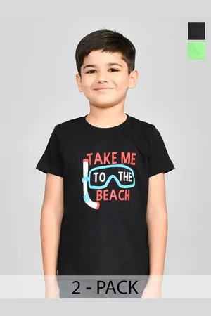 LUX Cozi Boys Pack Of 2 Printed T-shirt