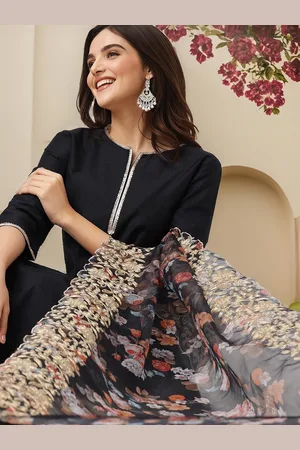 Ishin Women Regular Kurta with Trousers & With Dupatta