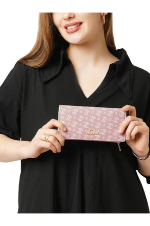 LAVIE Women Safain Monogram Printed Two Fold Wallet