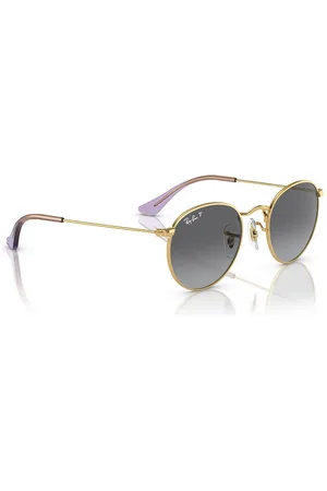 Ray-Ban Ray-Ban Kids Unisex Polarized Grey Lens Round Sunglasses - 0RJ9547S292/T344