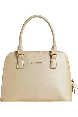 Lino Perros Gold-Toned Solid Handheld Bag