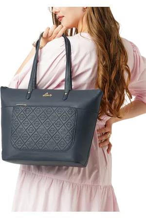 LAVIE Ethnic Motifs Textured Shopper Tote Bag with Quilted