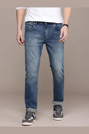Nautica Men Straight Fit Heavy Fade Stretchable Jeans