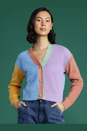 DressBerry Colourblocked Cardigan