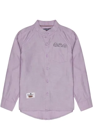 Killer Boys Premium Band Collar Graphic Printed Cotton Casual Shirt