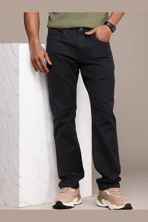 WROGN Men Straight Fit Stretchable Jeans