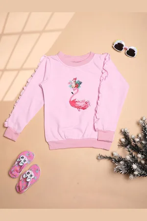 Cutiekins Girls Graphic Printed Pullover Sweatshirt
