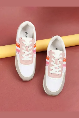 Lifestyle Women PU Lace-Ups Slip-On Sneakers