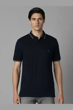 Louis Philippe Men Polo Collar Slim Fit T-shirt