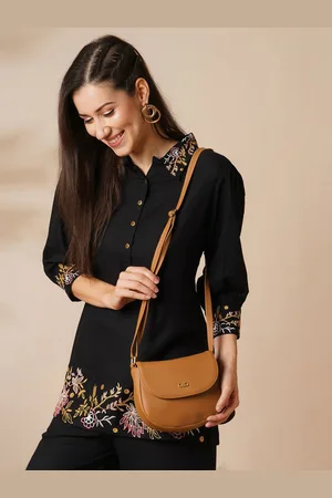 Globus Textured Structured Sling Bag