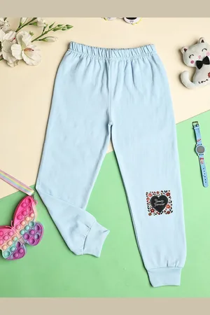 Cutiekins Girls Floral Woven Mid-Rise Jogger