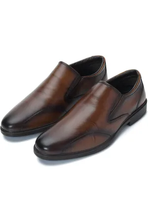 Ergon Men Leather Loafers Formal Shoes