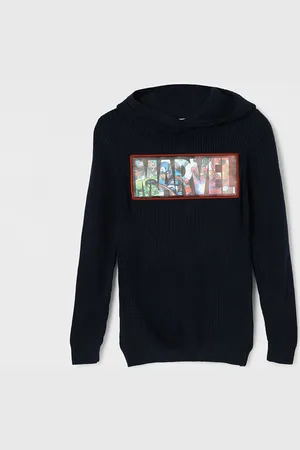 Lifestyle Boys Typography Printed Pullover