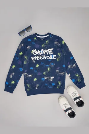 Pantaloons Girls Printed Cotton Pullover Sweatshirt